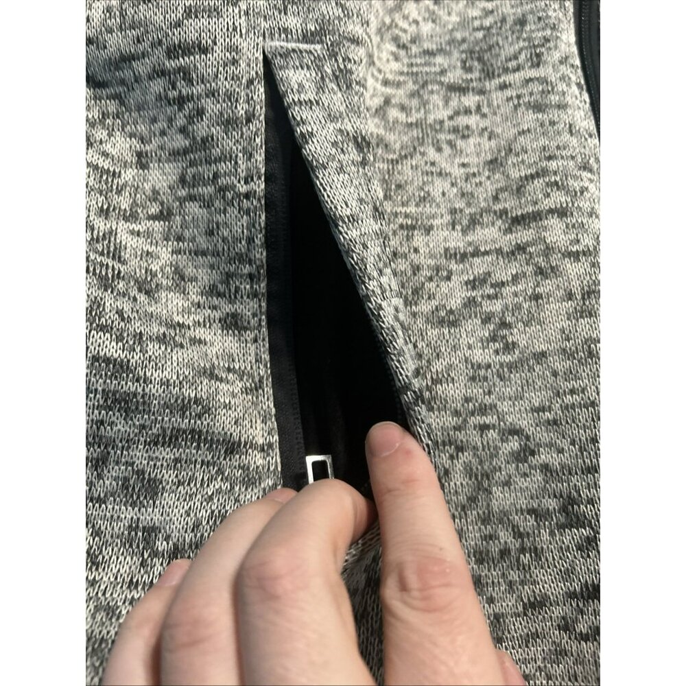 Knoss Inspire Women’s Full Zip Sweater Fleece Jacket Size S Light Gray EUC - Picture 4 of 7